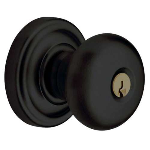 Estate Classic Knob w/Classic Rose Satin Black