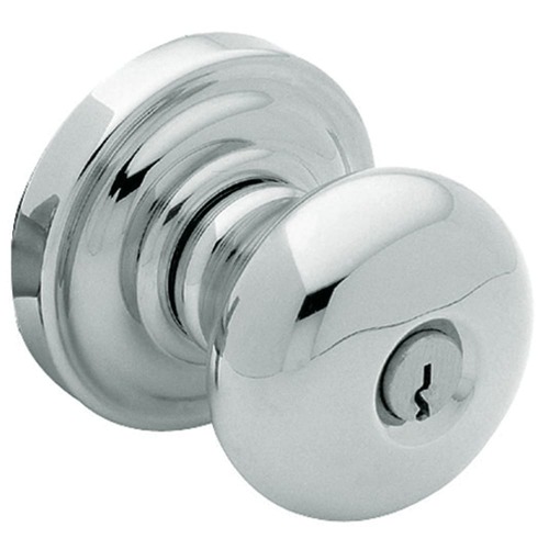 5208 Classic Knob Standard Keyed Entry Bright Chrome Finish