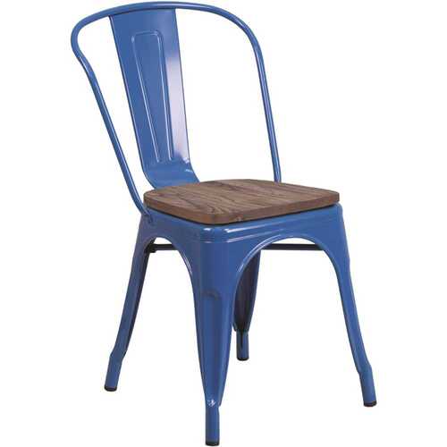 Blue Side Chair