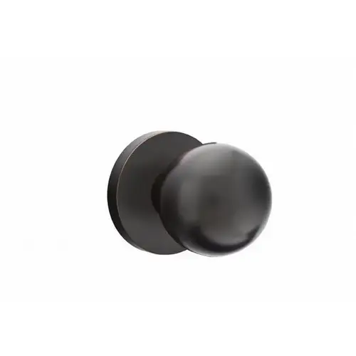 Orb Knob Privacy With Disk Rose Oil Rubbed Bronze Finish