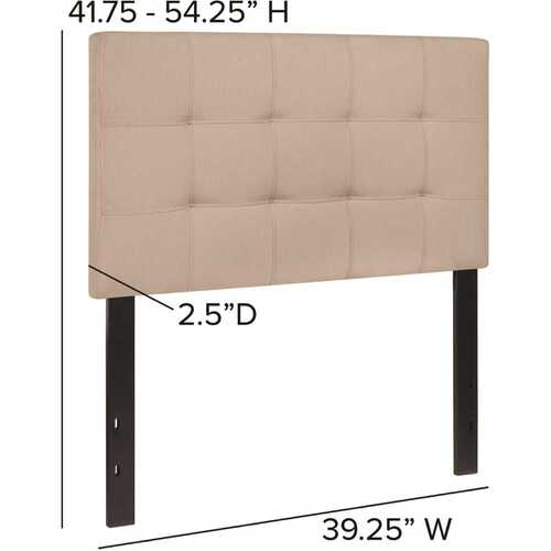 Twin Beige Headboard