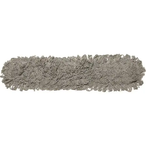 ALPHAPOINTE 7920-01-511-8007 Inhibitor Dust Mop Head, Looped-End, 5"x36", Green - pack of 12