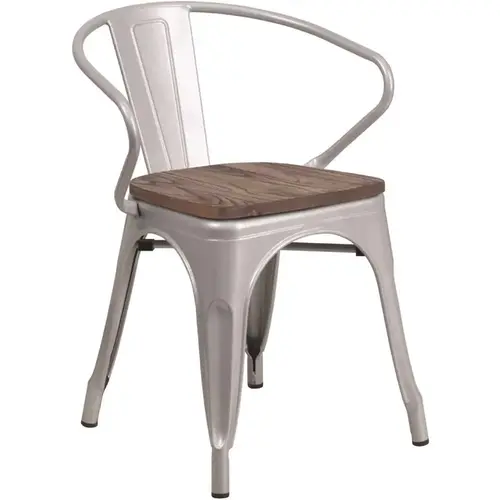 Silver Side Chair