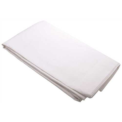 GANESH MILLS T18108110 108 in. x 110 in. White King Flat Sheets