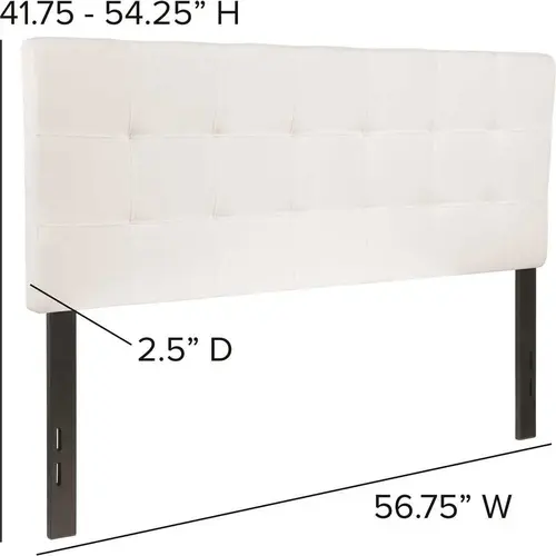 Full White Headboard