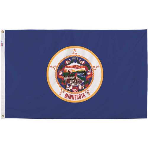 3 ft. x 5 ft. Nylon Minnesota State Flag