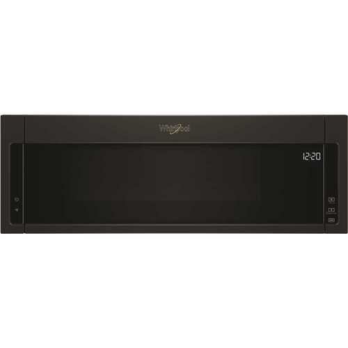 1.1 cu. ft. Over the Range Low Profile Microwave Hood Combination in Black