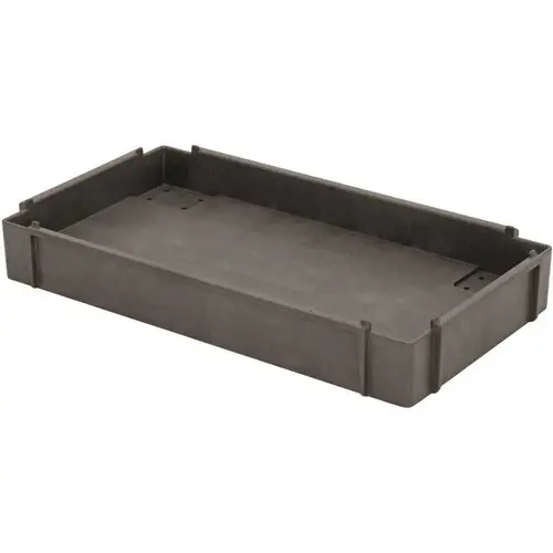 QUANTUM STORAGE SYSTEMS PC3518SHELF 200 lbs. 34-1/4 in. x 17-1/2 in. x 32-1/2 in. Plastic Utility Cart Shelf Gray
