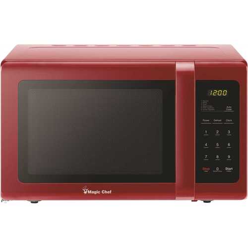 Magic Chef MCD993R 0.9 cu. ft. Countertop Microwave in Red