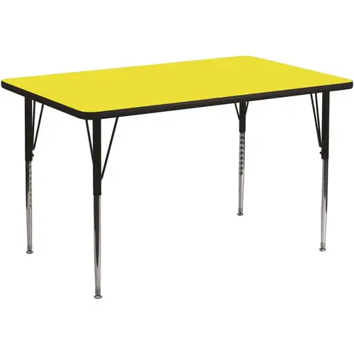 Flash Furniture XUA3060RECYELHA Yellow Kids Table