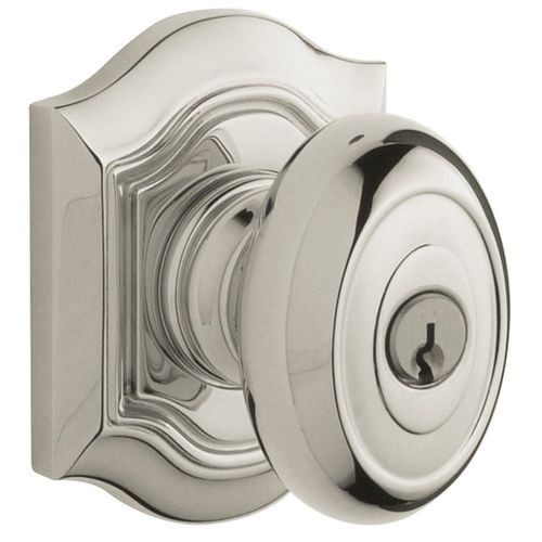 5239 Bethpage Knob Standard Keyed Entry Lifetime Bright Nickel Finish