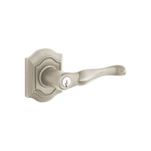 Estate Bethpage Lever w/Bethpage Rose Satin Nickel