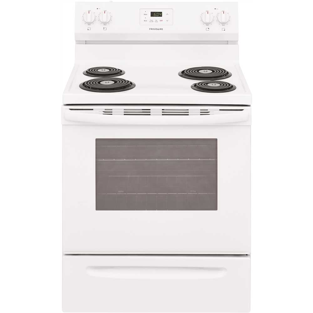 Frigidaire FCRC3012AW 30 in. 5.3 cu. ft. Electric Range with Manual Clean in White