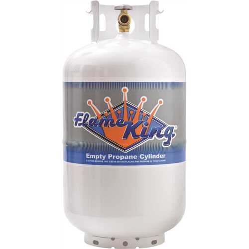 30 lbs. Empty Propane Cylinder with Overfill Protection Device Valve