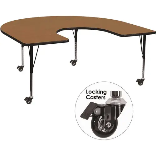 Flash Furniture CGA-XU-21360-OA-HD Oak Kids Table