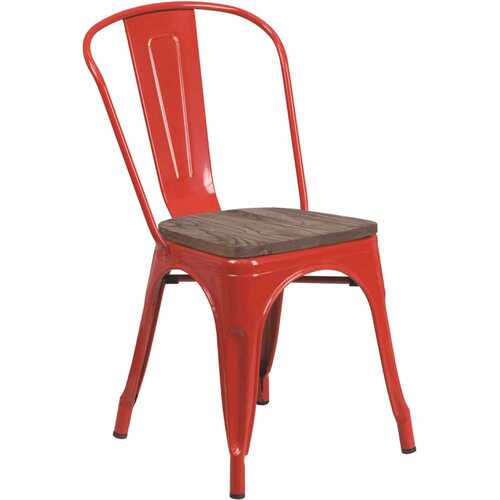 Carnegy Avenue CGA-CH-249894-RE-HD Red Side Chair