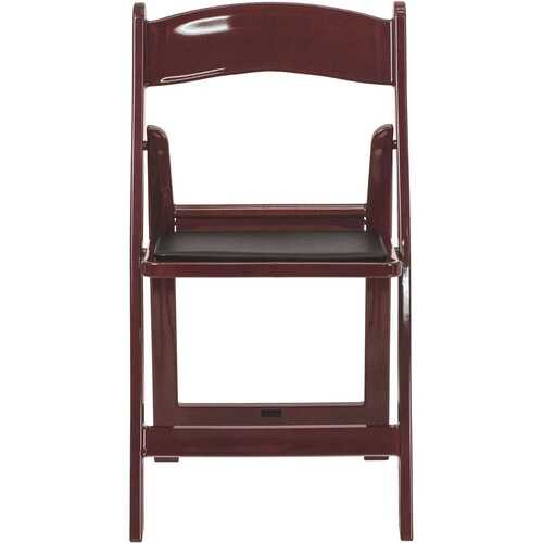 Carnegy Avenue CGA-LE-14199-RE-HD Red Mahogany Resin Folding Chair