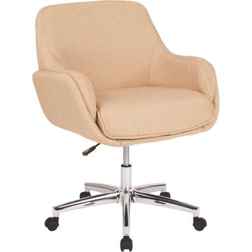 Carnegy Avenue CGA-BT-232131-BE-HD Beige Fabric Office/Desk Chair