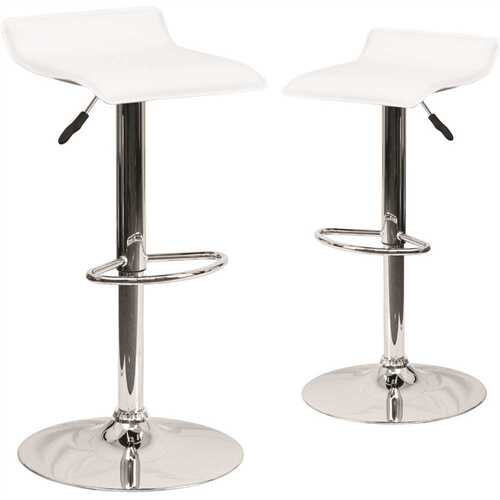 Carnegy Avenue CGA-DS-18629-WH-HD 34 in. White Bar Stool Color/Finish Family