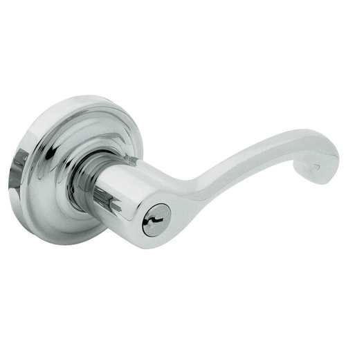 Right Hand 5246 Thick Door Classic Lever Emergency Egress Keyed Entry Bright Chrome Finish