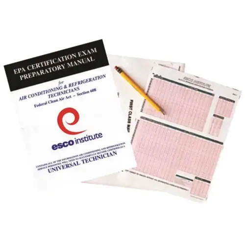 ESCO INSTITUTE 53-5297 EPA 608 TEST PACK ENGLISH