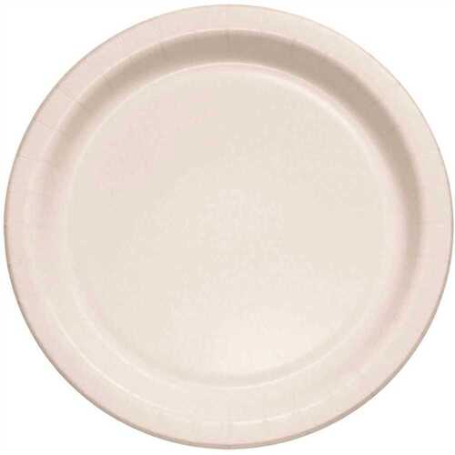 SOLO INC MP9BR-2054 Medium Weight 8.5 in. Paper Plate, White