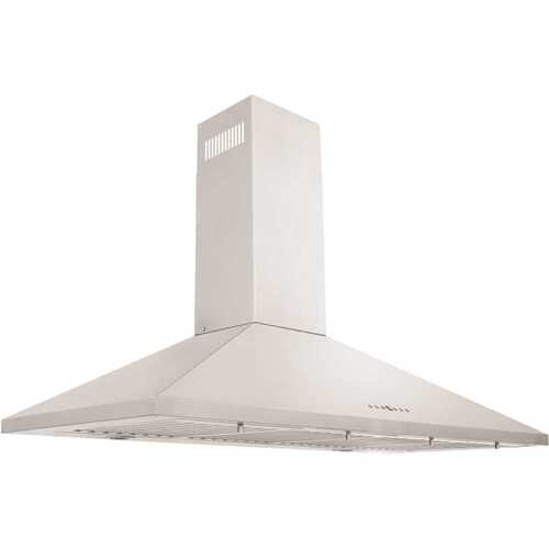 ZLINE Kitchen and Bath KL2-48 48 in. 400 CFM Convertible Vent Wall Mount Range Hood in Stainless Steel