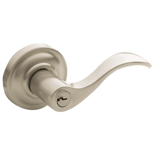 Estate Wave Lever w/Classic Rose Satin Nickel