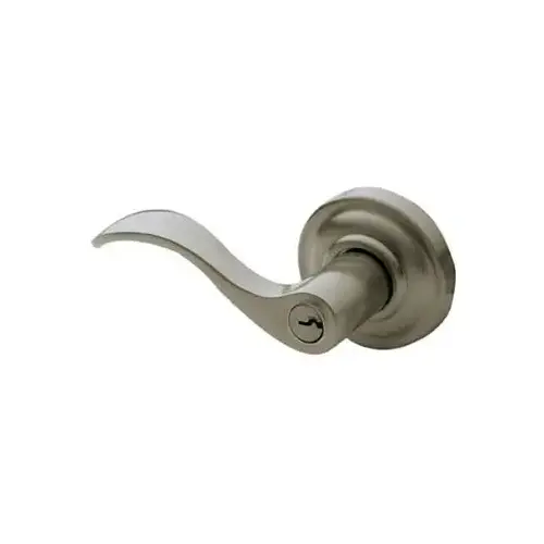 Estate Wave Lever w/Classic Rose Antique Nickel