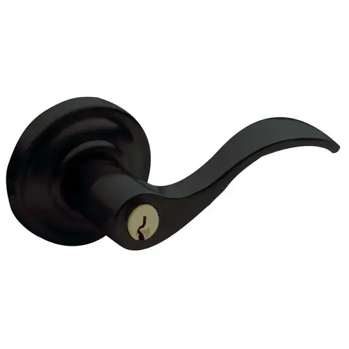 Right Hand 5258 Wave Lever Standard Keyed Entry Satin Black Finish