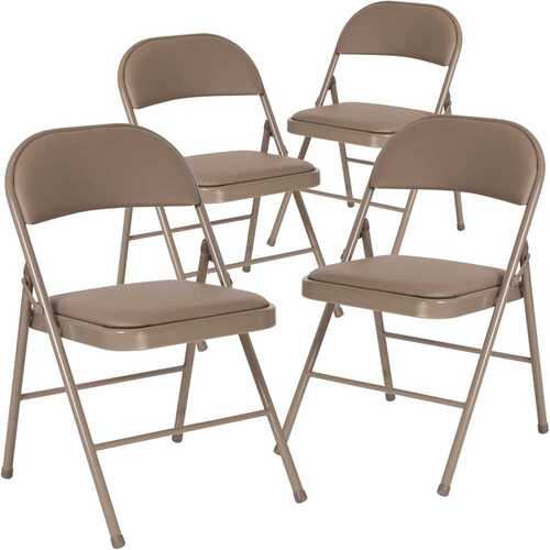 Flash Furniture CGA-BD-229154-GR-HD Gray Metal Folding Chair