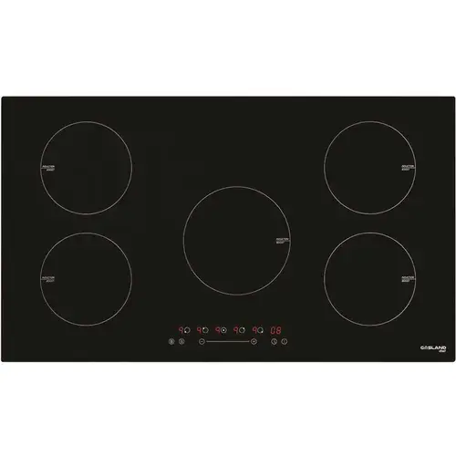 GASLAND Chef IH90BF 36 in. Built-In Electric Induction Cooktop in Black with 5 Elements