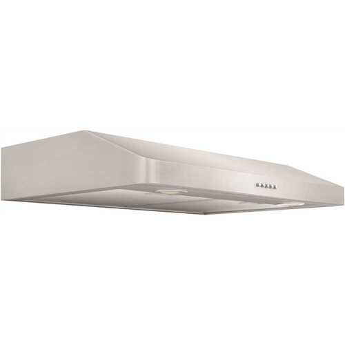 30 in. 400 CFM Ducted Under Cabinet Range Hood in Stainless Steel