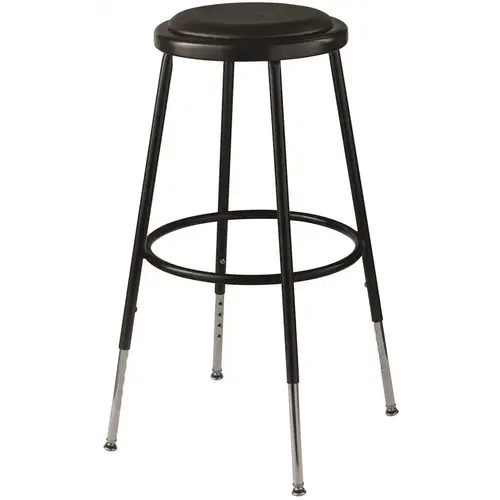 24 IN HGT ADJ STOOL BLACK