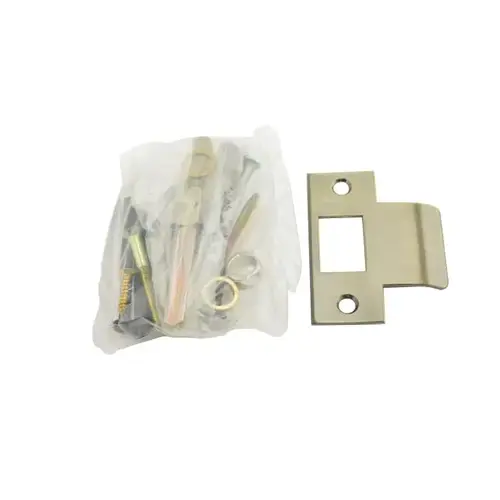 Estate Thick Door Kits for New Mechanics Satin Brass & Black