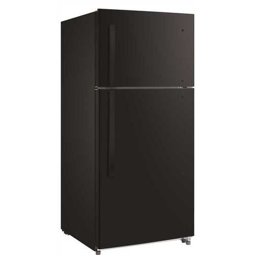 Vissani MDTF18BK 18 cu. ft. Top Freezer Refrigerator in Black