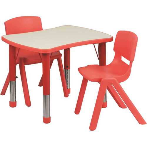 Red Table and Chair Set