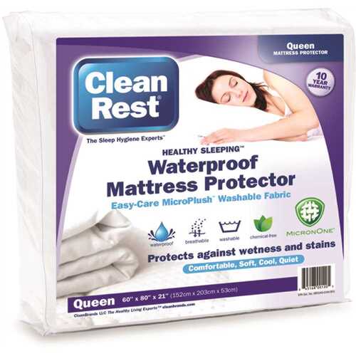 Fitted Polyester Queen Mattress Protector
