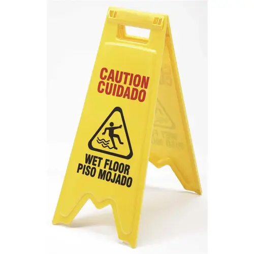 Wet Floor Sign 11" Wide X 28" High