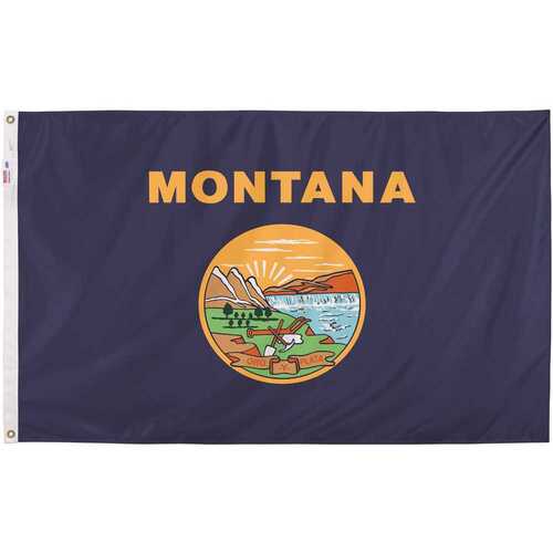 Valley Forge MT3 3 ft. x 5 ft. Nylon Montana State Flag