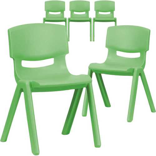 Green Plastic Stack Chairs