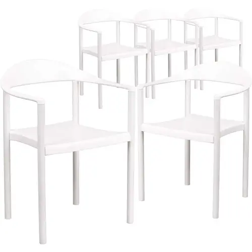 White Plastic Stack Chairs