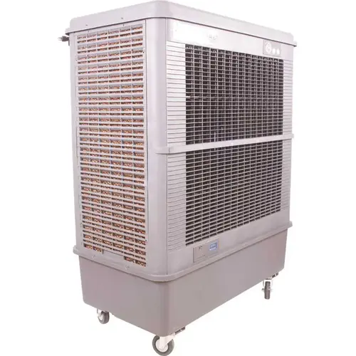 Hessaire MC92V-B 11,000 CFM 3-Speed Portable Evaporative Cooler (Swamp Cooler) for 3,000 sq. ft Gray
