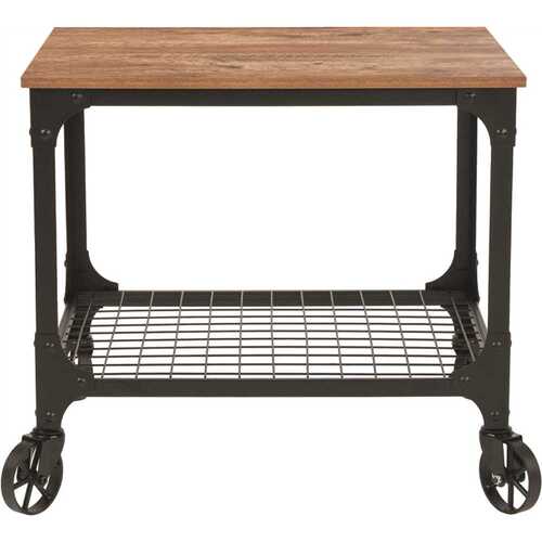 Rustic Bar Cart With Wheels