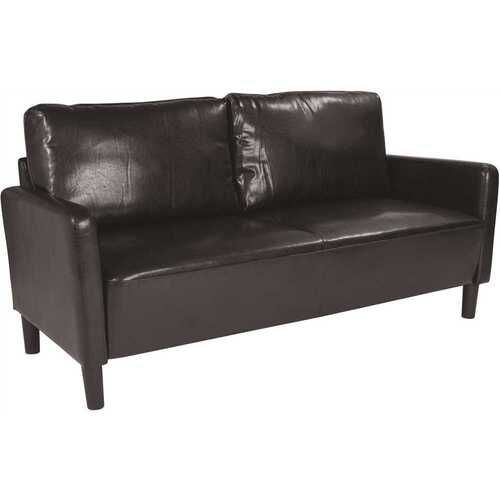 Black LeatherSoft Standard Sofa