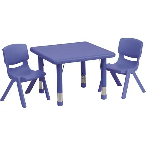 Blue Table and Chair Set