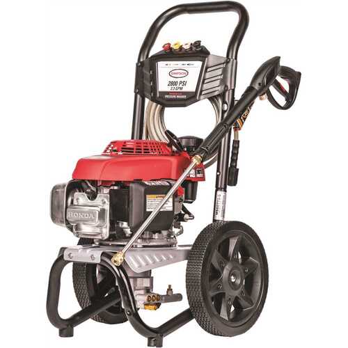 Simpson MS60773-S MegaShot 2800 PSI 2.3 GPM Gas Cold Water Pressure Washer with HONDA GCV160 Engine