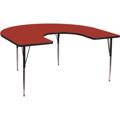 Flash Furniture CGA-XU-5737-RE-HD Red Kids Table