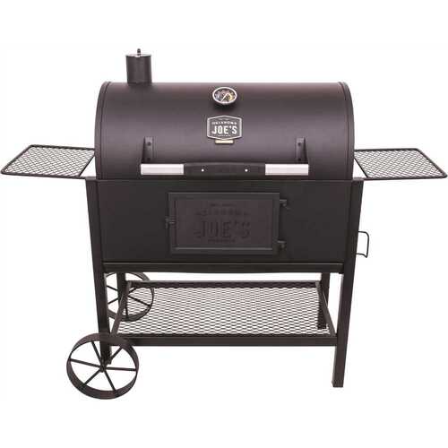 Oklahoma Joe's 19302087 Judge Charcoal Smoker Grill in Black with 540 sq. in. Cooking Space