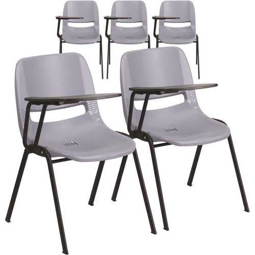 Gray Tablet Arm Chairs